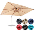 #Classic Series# Double Top Rectangle Cantilever Umbrella Replacement Polyester Canopy (Fabric Only)