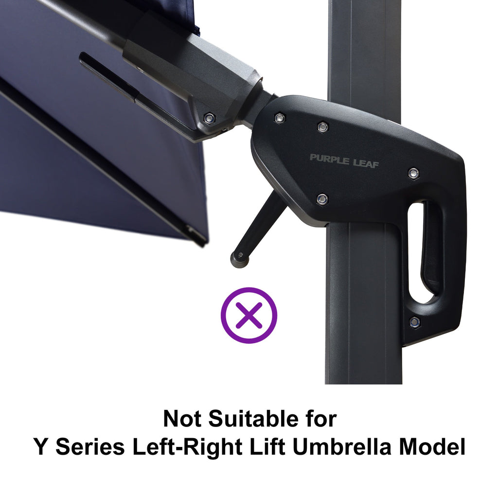 #E Series# Single Top Pedal Operated Cantilever Umbrella Replacement Polyester Canopy (Fabric Only)