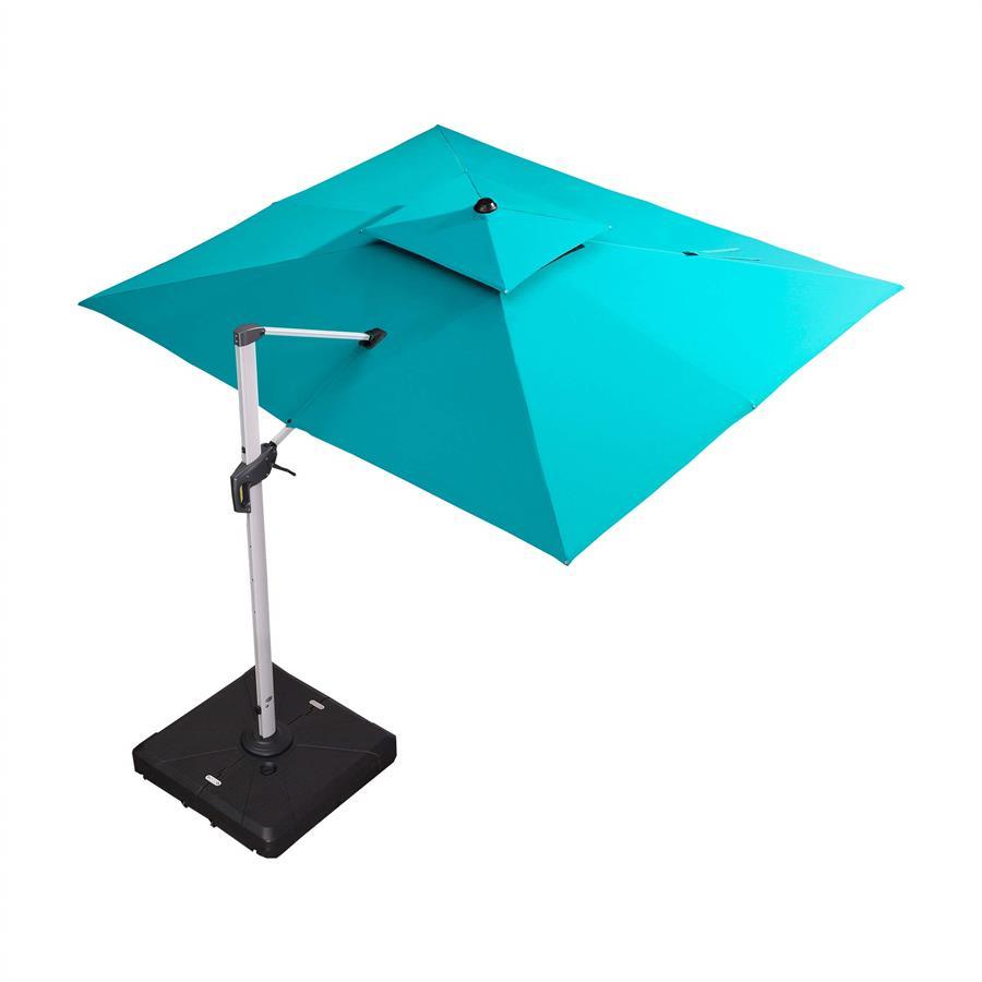 PURPLE LEAF Large Rectangular Porch Umbrella Outside Cantilever Patio Yard Umbrella