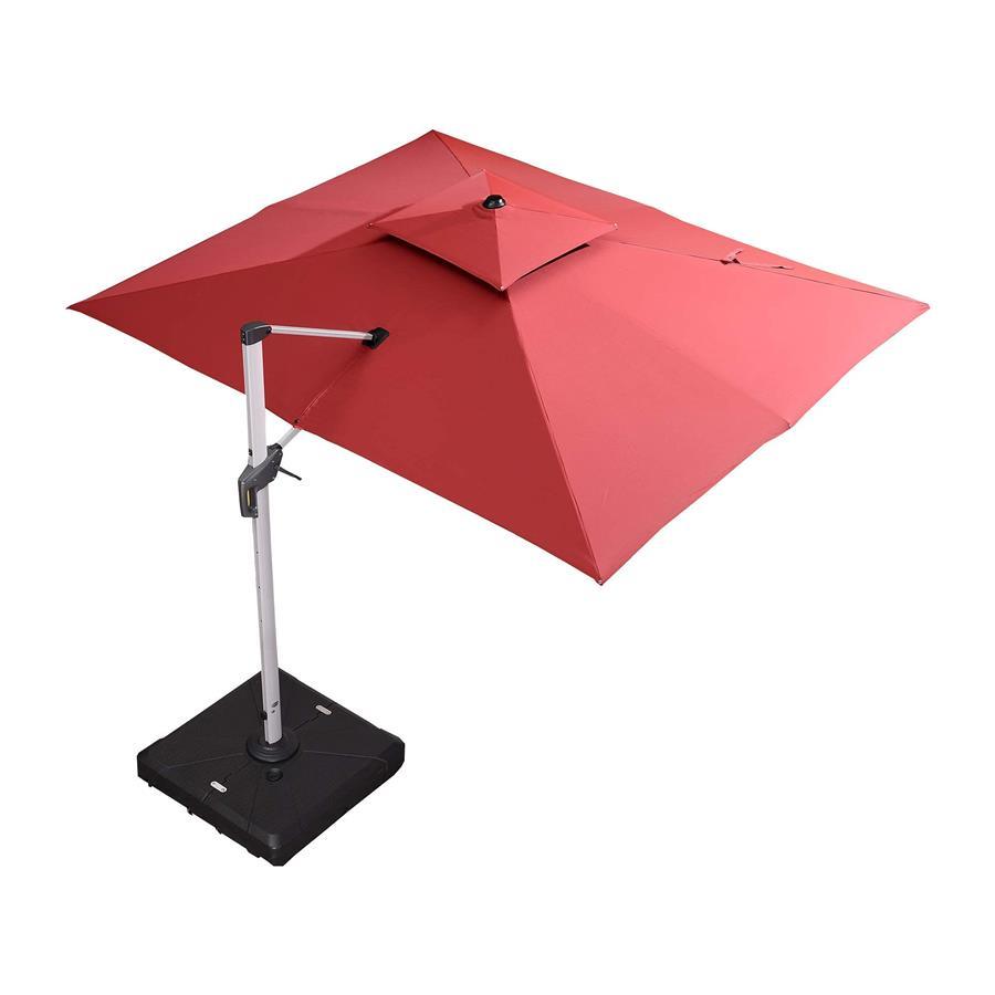 PURPLE LEAF Large Rectangular Porch Umbrella Outside Cantilever Patio Yard Umbrella