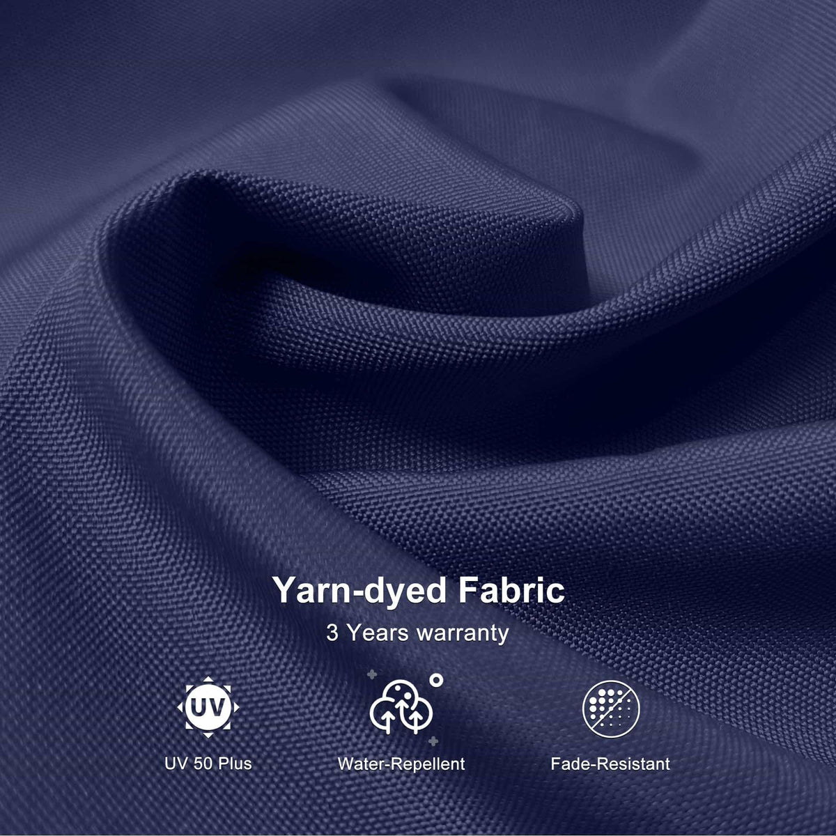 PURPLE LEAF 9 x 12 / 10 x 13 ft Rectangular Patio Umbrella Aluminum Cantilever Umbrella in Wood Color